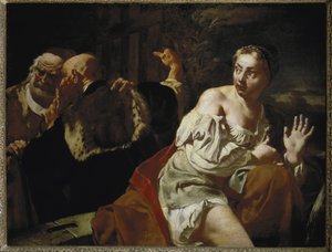 Suzanne ja vanhimmat - Öljy kankaalle, noin 1720