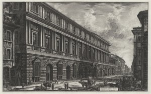 Näkymä Palazzo Stopanista (teoksesta Vedute di Roma) tekijältä Giovanni Battista Piranesi