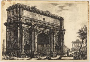 Septimius Severuksen riemukaari tekijältä Giovanni Battista Piranesi