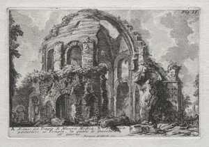 Minerva Medican temppelin jäännös. tekijältä Giovanni Battista Piranesi