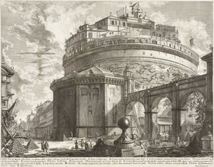 Näkymä Aelius Hadrianuksen mausoleumille (Castel Sant