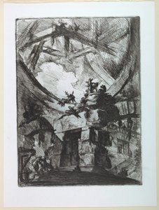 Carceri-sarja, levy IX tekijältä Giovanni Battista Piranesi