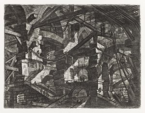 Vankilasarja, levy XIV tekijältä Giovanni Battista Piranesi