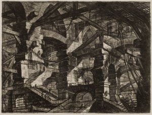 Kuvitellut vankilat XIV tekijältä Giovanni Battista Piranesi