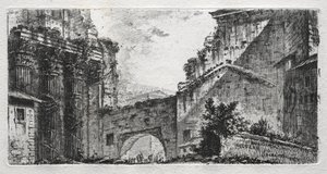 Augustuksen foorumi tekijältä Giovanni Battista Piranesi