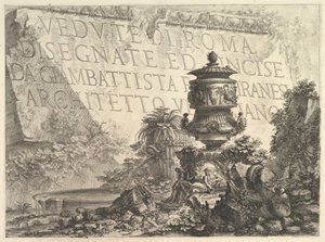 Etukappale Nimilehti, 1748. tekijältä Giovanni Battista Piranesi