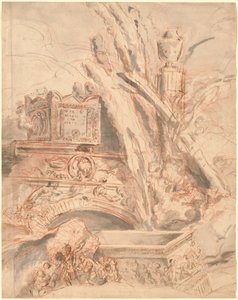 Grottesco Neron haudalla tekijältä Giovanni Battista Piranesi