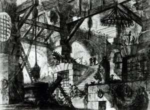 Kuvitteellinen vankila tekijältä Giovanni Battista Piranesi