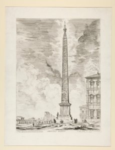 Egyptiläinen obeliski, Rooman näkymät tekijältä Giovanni-Battista Piranesi