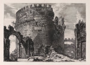 Cecilia Metellan hauta tekijältä Giovanni-Battista Piranesi