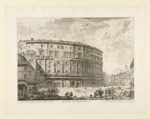 Theatre of Marcellus (Marcelluksen teatteri), Näkymät Roomaan tekijältä Giovanni-Battista Piranesi