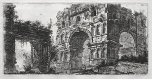 Dianan temppeli tekijältä Giovanni Battista Piranesi