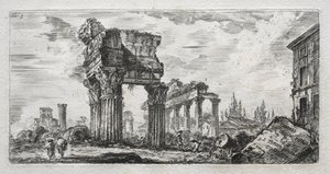 Jupiter Thunderin temppeli. tekijältä Giovanni Battista Piranesi