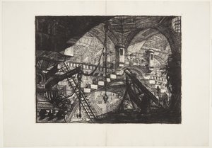 Kaari kuorikoristeen kanssa tekijältä Giovanni Battista Piranesi