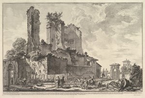 Aqua Giulian suihkulähde (Näkymiä Aqua Giulian linnan raunioista)