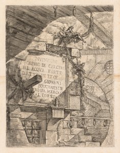 Vankilat: Otsikkosivu -- Vankilan sisätilat tekijältä Giovanni Battista Piranesi