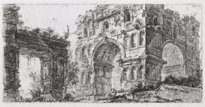 Dianan temppeli tekijältä Giovanni Battista Piranesi