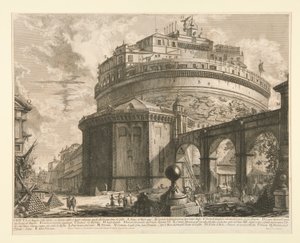 Näkymä mausoleumille d tekijältä Giovanni-Battista Piranesi