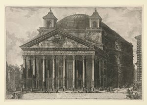 Ansicht des Pantheon von Giovanni-Battista Piranesi