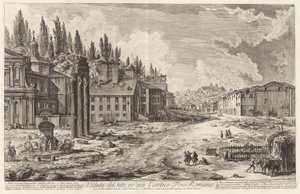 Näkymä sivustolle, ov tekijältä Giovanni-Battista Piranesi