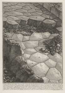 Näkymä Via Appian kivipäällysteestä, teoksesta "Le Antichità Romane" tekijältä Giovanni Battista Piranesi