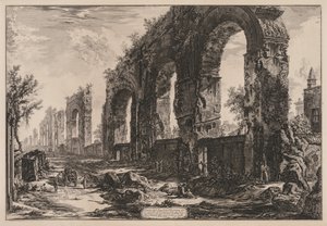 Näkymät Roomaan: Neron akvedukti, 1775.