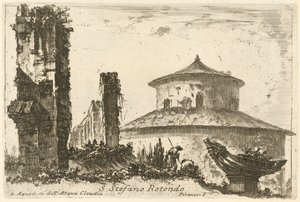 Kuuluisten kirjailijoiden suunnittelemia ja kaivertamia erilaisia ​​näkymiä antiikin ja nykyajan Roomaan tekijältä Giovanni Battista Piranesi and Various Artists