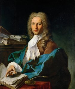 Rokokoo: Muotokuva matemaatikko Pittonista, Giovan Battista (1687-1767), n. 1740. Öljy kankaalle, 93x81. Taidehistoriallinen museo, Vienne tekijältä Giovanni Battista Pittoni