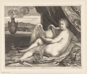 Leda ja joutsen tekijältä Giovanni Battista Sintes