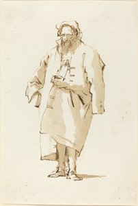 Pysyvä itämainen takki yllään tekijältä Giovanni Battista Tiepolo
