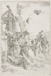 Maagien palvonta tekijältä Giovanni Battista Tiepolo