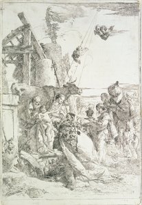 Maagien palvominen tekijältä Giovanni Battista Tiepolo