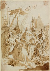 Maagien palvominen tekijältä Giovanni Battista Tiepolo