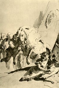 Aleksanteri ja Bukefalos, 1700-luvun puoliväli, 1928 tekijältä Giovanni Battista Tiepolo