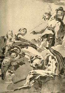 Apollo, Muses and Chronos, c1730, 1928 tekijältä Giovanni Battista Tiepolo
