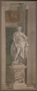 Aritmetiikka, 1760 (fresko siirretty kankaalle) tekijältä Giovanni Battista Tiepolo
