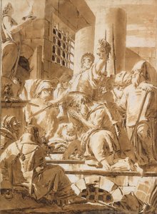 Kahden miespyhien mestaus, 1696-1770. tekijältä Giovanni Battista Tiepolo