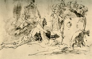 Capriccio, 1740-luku, 1928 tekijältä Giovanni Battista Tiepolo