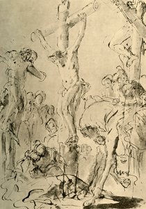 Ristiinnaulitseminen, 1700-luvun puoliväli, 1928 tekijältä Giovanni Battista Tiepolo