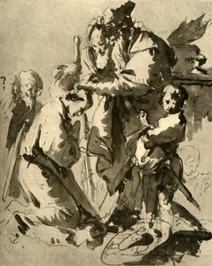 Nuoren sotilaan vihkimys, 1735-1740, 1928 tekijältä Giovanni Battista Tiepolo