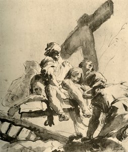 Laskeutuminen ristiltä, 1700-luvun puoliväli, 1928 tekijältä Giovanni Battista Tiepolo