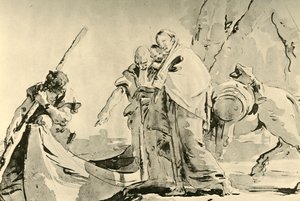 Lento Egyptiin, ennen vuotta 1752, 1928 tekijältä Giovanni Battista Tiepolo