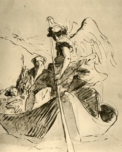 Lento Egyptiin, 1700-luvun puoliväli, 1928 tekijältä Giovanni Battista Tiepolo