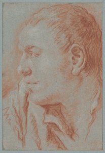 Nuoren miehen profiilipäällikkö tekijältä Giovanni Battista Tiepolo