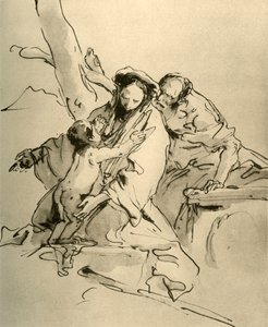 Pyhä perhe, 1700-luvun puoliväli, 1928 tekijältä Giovanni Battista Tiepolo