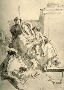 Pyhä perhe, 1700-luvun puoliväli, 1928 tekijältä Giovanni Battista Tiepolo