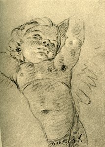 Leijuva Cupido, 1700-luvun puoliväli, 1928 tekijältä Giovanni Battista Tiepolo