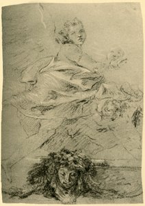 Hovering Genius, 1700-luvun puoliväli, 1928 tekijältä Giovanni Battista Tiepolo