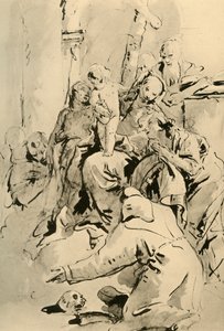 Madonna pyhien kanssa, 1700-luvun puoliväli, 1928 tekijältä Giovanni Battista Tiepolo