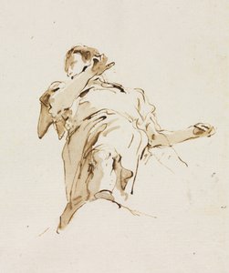 Mies(?) Kuva alhaalta tekijältä Giovanni-Battista Tiepolo